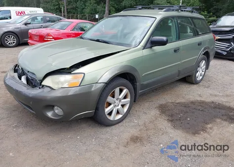 2006 Subaru Outback 2.5I z USA, uszkodzony, nr VIN 4S4BP61C867308027